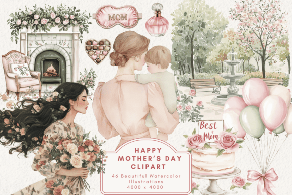 Download Happy Mother's Day Clipart - Mother Collection