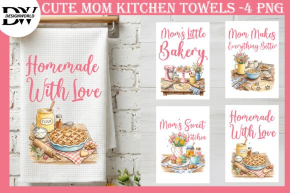 Download Cute Mom Kitchen Towels Sublimation - Towels Collection