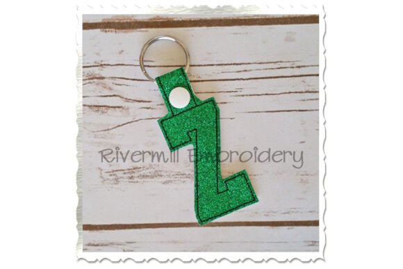 Download ITH Snap Tab Keychain - Letter Z - Premium Resources