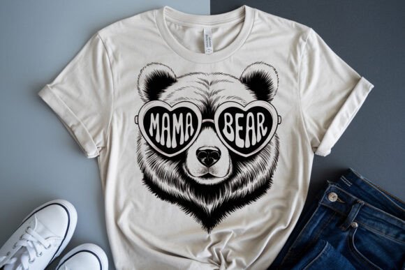 Download Mama Bear Face Sunglasses Mother's Day - Mother Collection