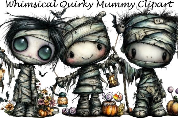 Download Whimsical Quirky Mummy Clipart - Mum Collection